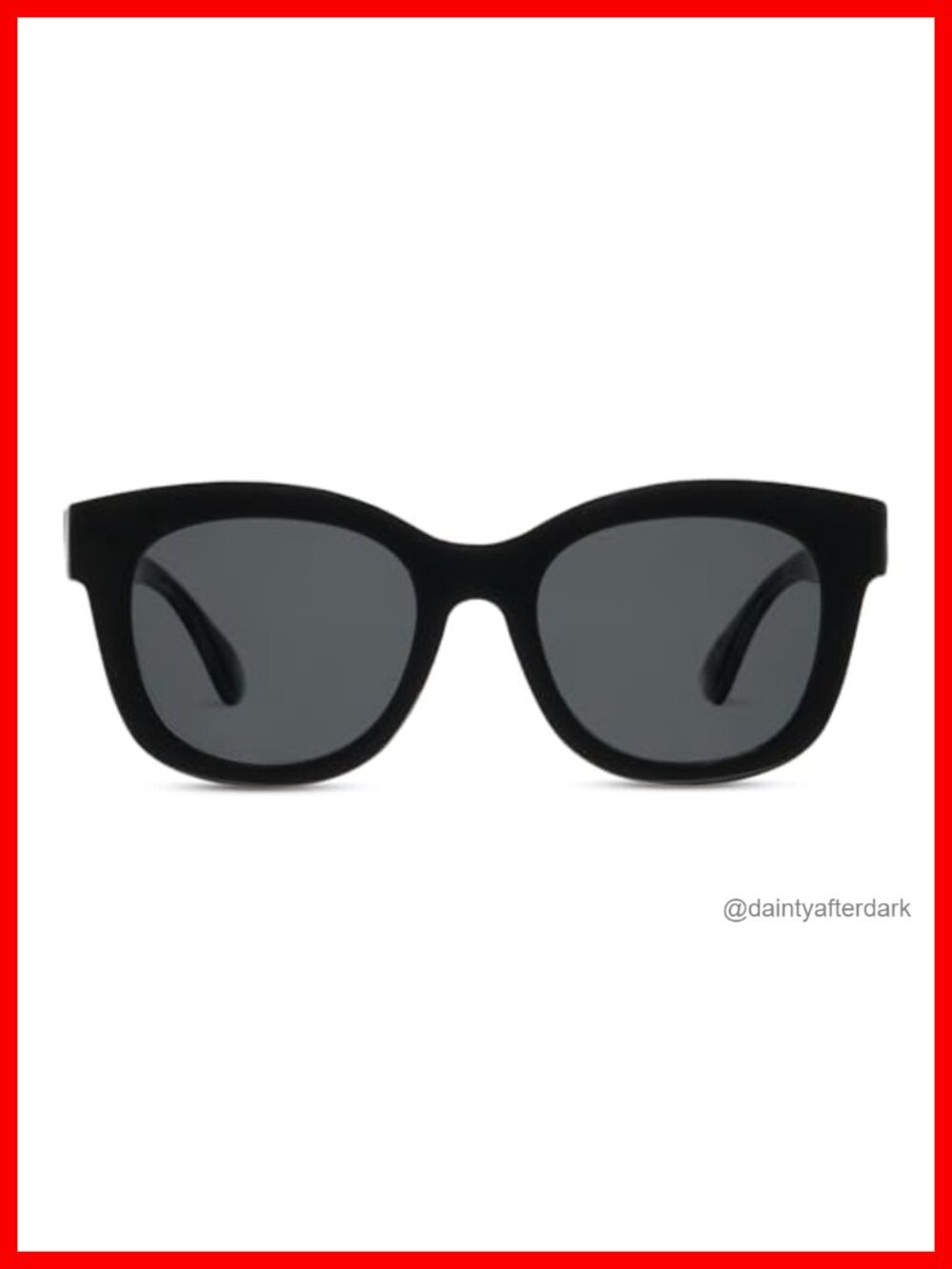 Oversized Polarized Sunglasses Soft Square Full Frame UV400